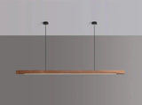 Wood Pendant Light Close-Up of Natural Grain