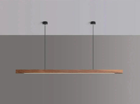 Wood Pendant Light Close-Up of Natural Grain