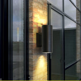 Modern aluminum wall light for exterior