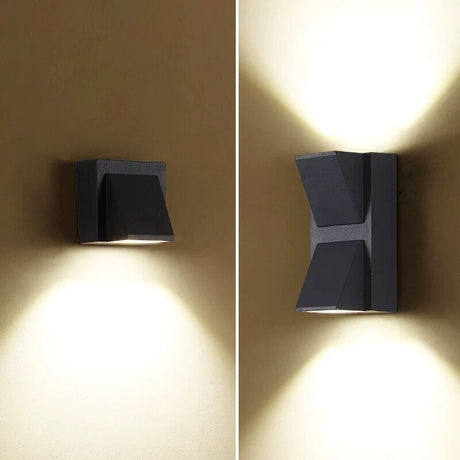 Adjustable wall sconce for patio walls