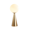 Glass Table Lamp LED Orb Design for Living Room