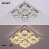 four ring pendant chandelier with crystal accents