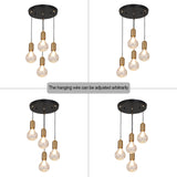 Bexley Pendant Light with Striped Crystal Glass Shade
