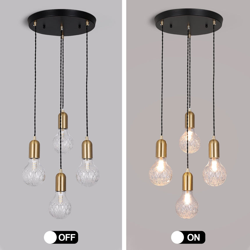 Bexley Crystal Drop Pendant Light for Dining Room