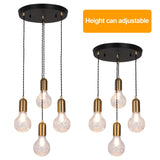 Bexley Pendant Light with Striped Crystal Glass Shade