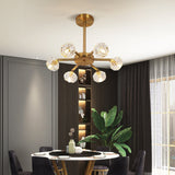 Liora Crystal LED Hanging Light Semi-Flush Mount for Modern Homes