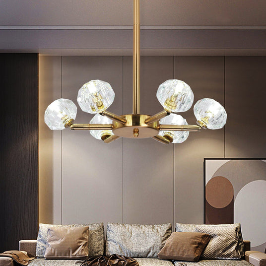 Crystal LED Hanging Light for Bedroom