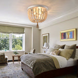 Boho Wood Ceiling Light for Kitchen