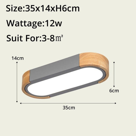 Wood Ceiling Light for Dining Room Accent