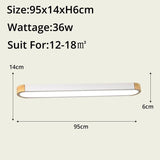 LED Ceiling Light Acrylic Mask Even Glow