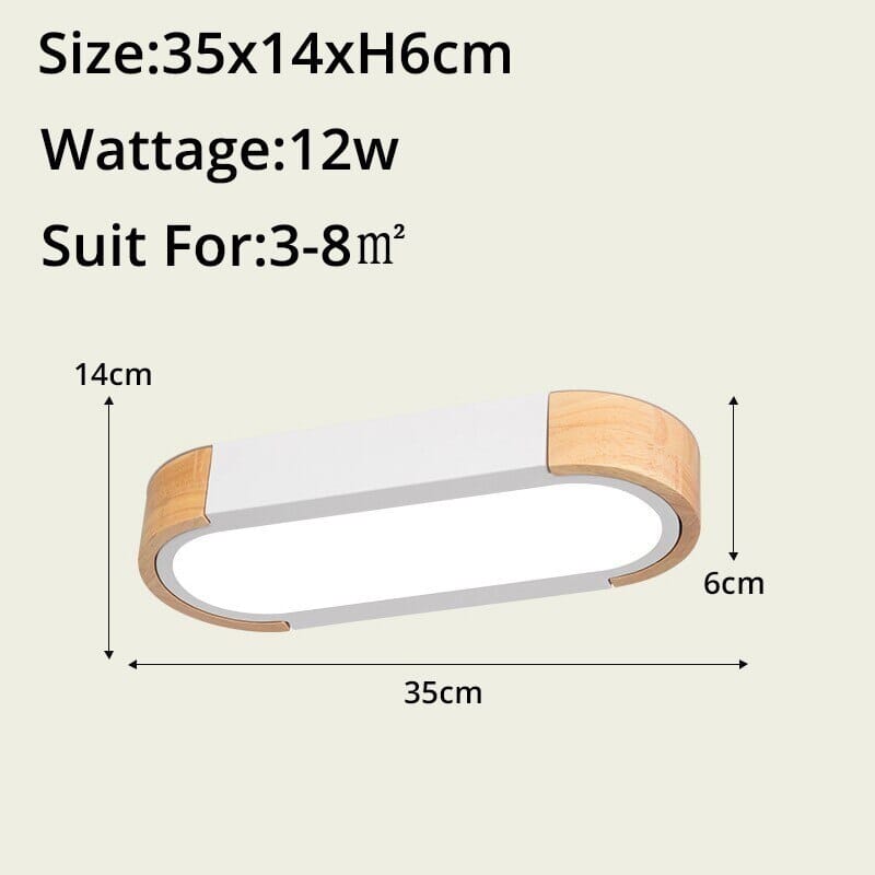 Liora Bamboo Wood Ceiling Light Design