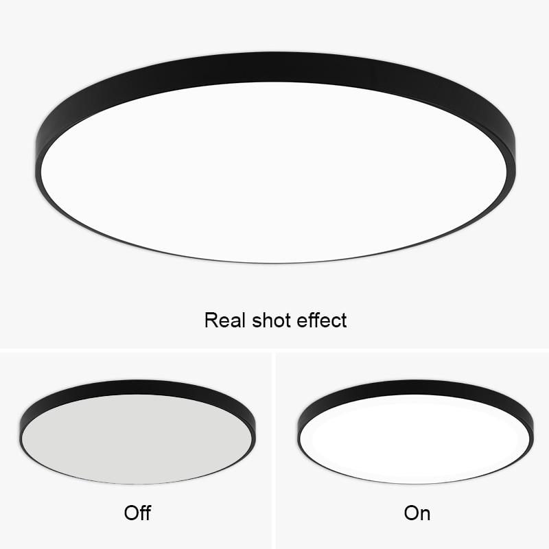 Iron Ceiling Light Warm and Cold Light