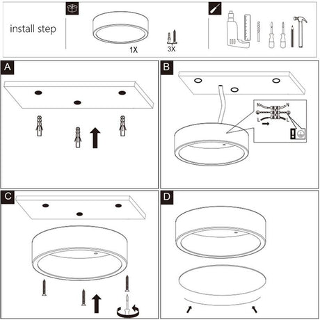 Ceiling Light for Hallway and Closet