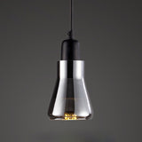 vintage-inspired glass pendant light for cafe and bar interiors