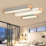 Ceiling Light Surface Mounted Natural Wood