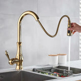 Gold Kitchen Faucet for Modern Homes