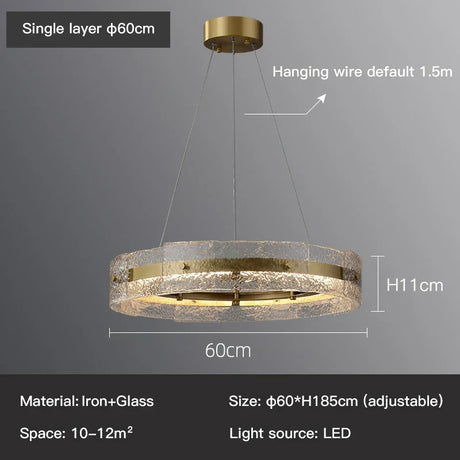 adjustable chain led chandelier