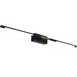 Wall-mounted vanity light for makeup area