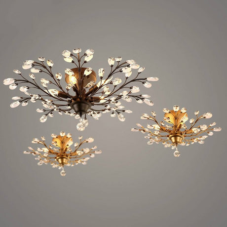 Crystal Ceiling Light for Living Room