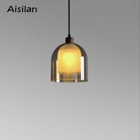 Nordic modern loft glass pendant light