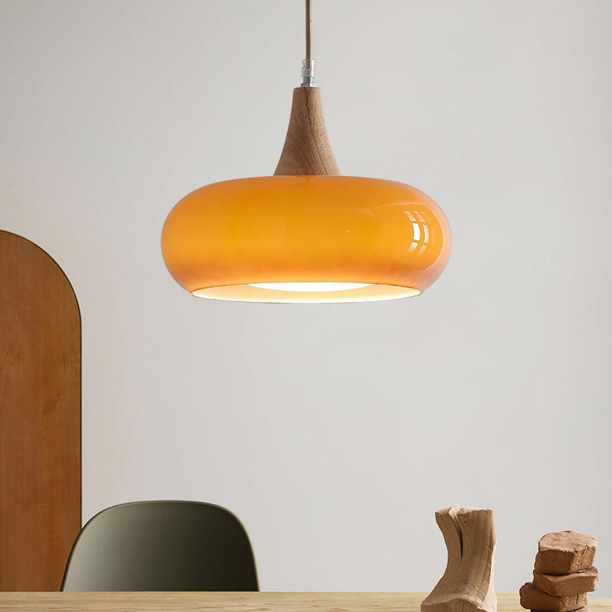 Metal Accent Pendant Light Warm Ambient Glow