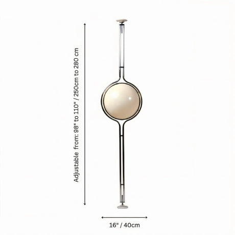 Floor-to-Ceiling Lamp Twin Rod Design for Modern Homes - OpalDwell