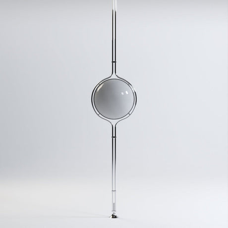 Acrylic Floor Lamp Height-Adjustable Design for Living Room - OpalDwell