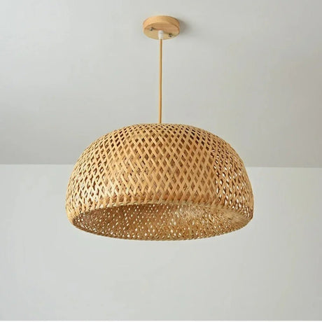 Rattan lamp for home decor enthusiasts
