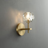 Crystal lighting fixture with warm glow