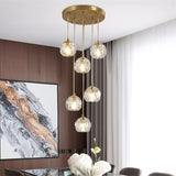 pendant light glow at dusk setting