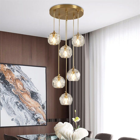 pendant light glow at dusk setting