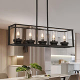 Ravelle Chandelier - Clear Glass Shade Detail