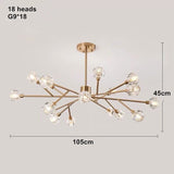 Seraphine Chandelier - Crystal Ball Design Detail