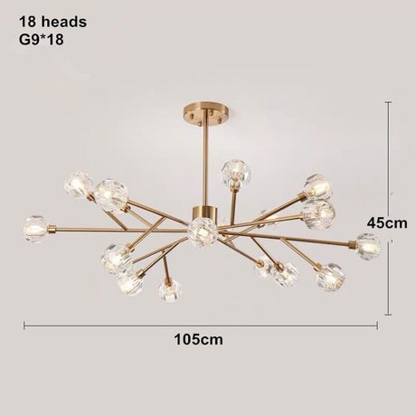 Seraphine Chandelier - Crystal Ball Design Detail