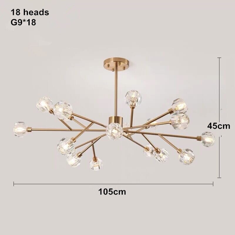 Seraphine Chandelier - Crystal Ball Design Detail