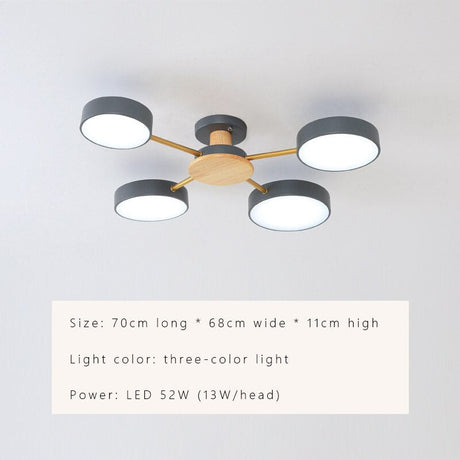 Luminax Scandinavian Modern LED Chandelier - Additional View 2