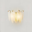 Crystal leaf wall lamp for modern interiors