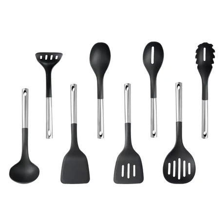 Non-stick friendly utensil set for meal preparation