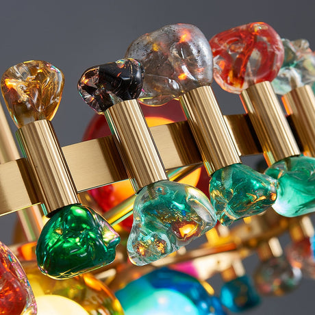 Lumira Chandelier G9 LED Bulb Configuration Close-Up - OpalDwell