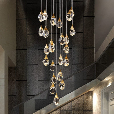 easy installation crystal chandelier