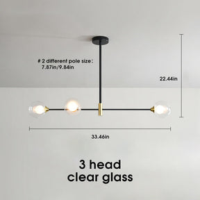 Lyra Glass Ball Lamp for Bright Illumination