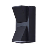 Outdoor wall lighting fixture close-up