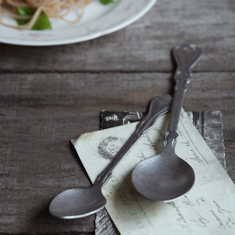 Astraea Vintage Flatware – Antique Silver Gold Copper Black