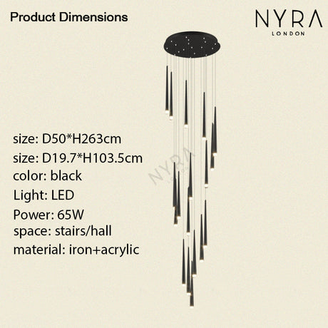 Liora Chandelier for Work Buildings and Offices