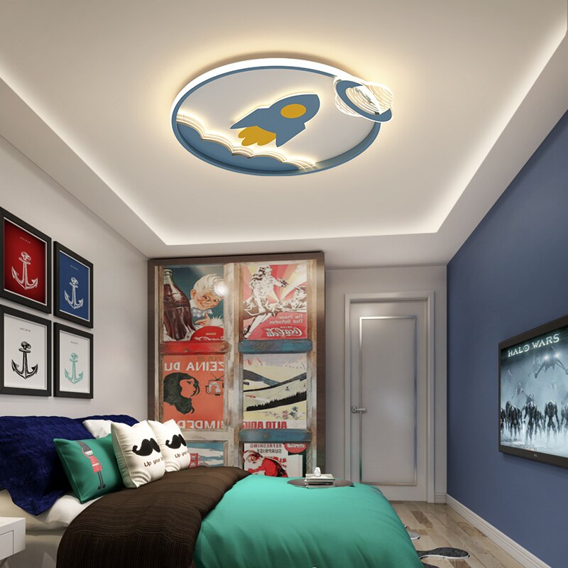 Rocket-Inspired Chandelier with Aluminum and Acrylic Build