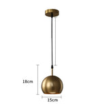 Elora Brass Pendant Light for Kitchen