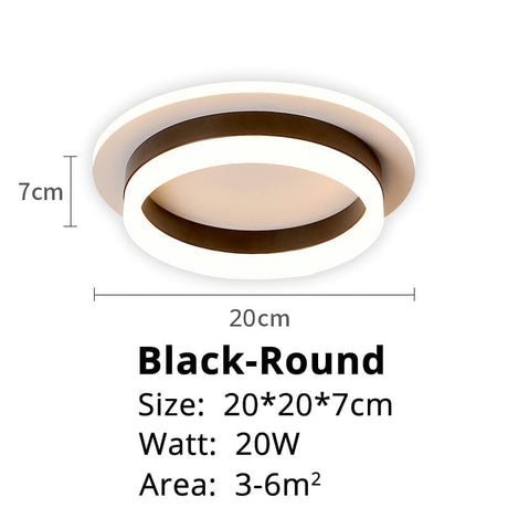 Liora Ceiling Lamp Surface Mount Detail