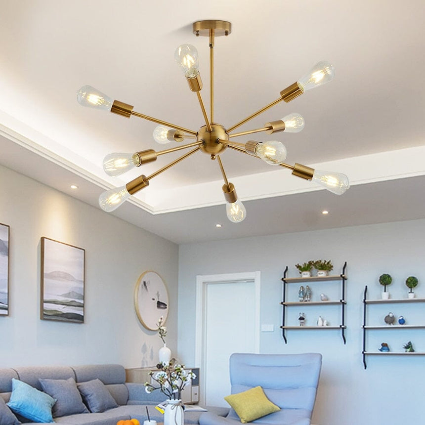 Novera Chandelier - Brushed Nickel Finish Option