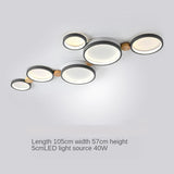 Bubble Chandelier with Three Color Light Modes