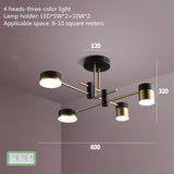 black chandelier for restaurant and office spaces